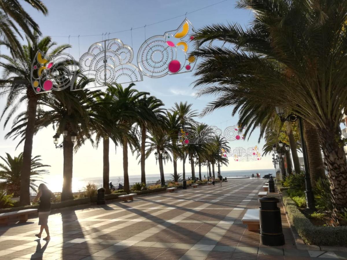 Sea & Pool View Garden Apartment Las Palmeras Nerja Zewnętrze zdjęcie