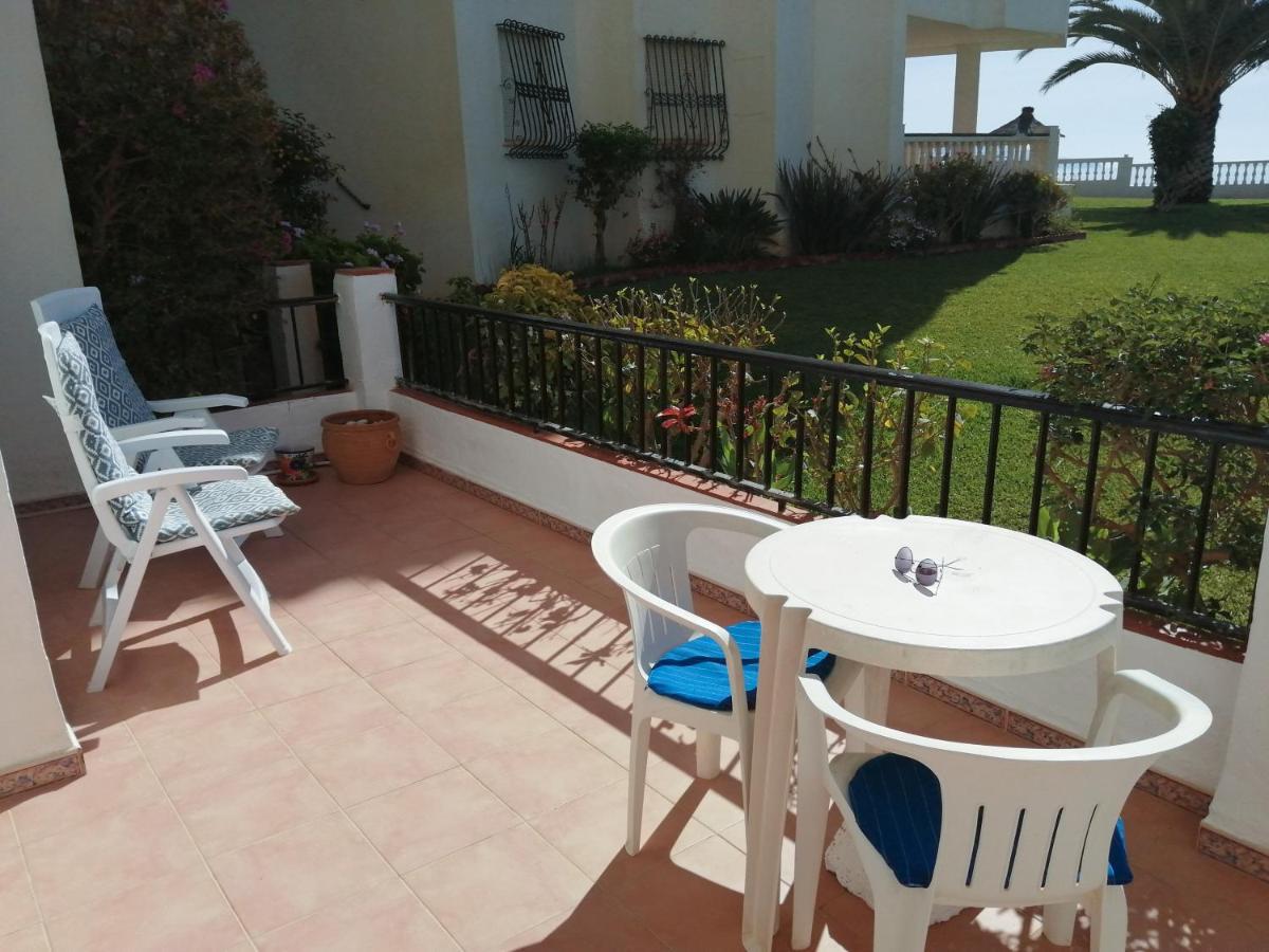 Sea & Pool View Garden Apartment Las Palmeras Nerja Zewnętrze zdjęcie