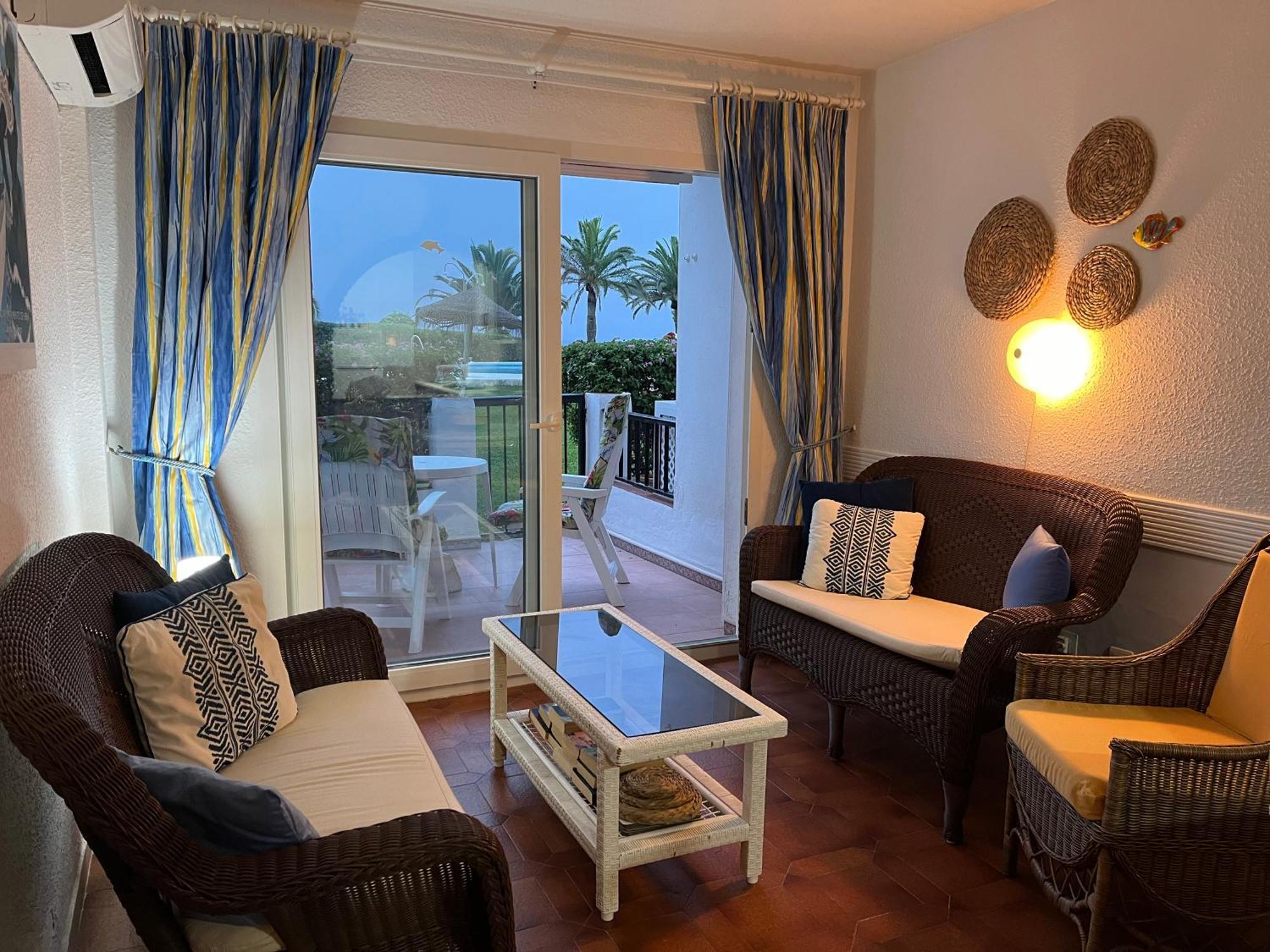 Sea & Pool View Garden Apartment Las Palmeras Nerja Zewnętrze zdjęcie
