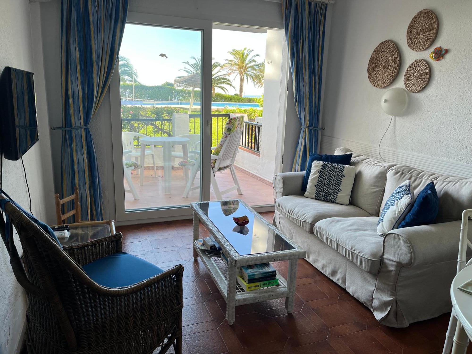 Sea & Pool View Garden Apartment Las Palmeras Nerja Zewnętrze zdjęcie